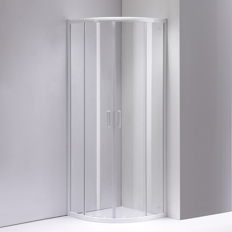 KABINA PRYSZNICOWA PÓŁOKRĄGŁA KZ94A BIAŁA 80x80 CM KZ94A-WH-80