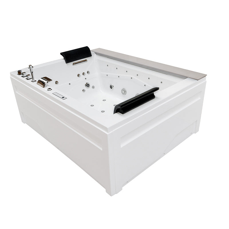 WANNA Z HYDROMASAŻEM KALAMBO 914 Z OBUDOWĄ BIAŁA 190x150 CM KALAMBO-914-WH+OBUD