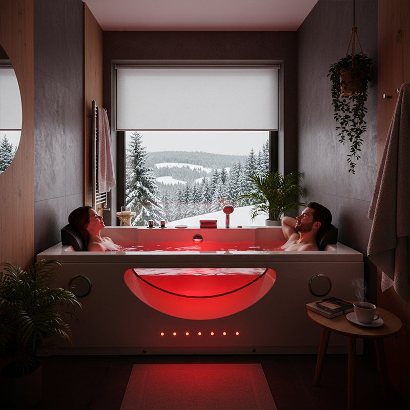 WANNA Z HYDROMASAŻEM LEVANTE 659H BIAŁA 180x90 CM LEVANTE-659H-180X90