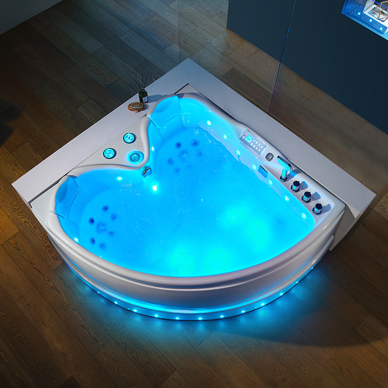 WANNA Z HYDROMASAŻEM ROMA 764 LEWA BIAŁA 150x150 CM ROMA-764-L-150