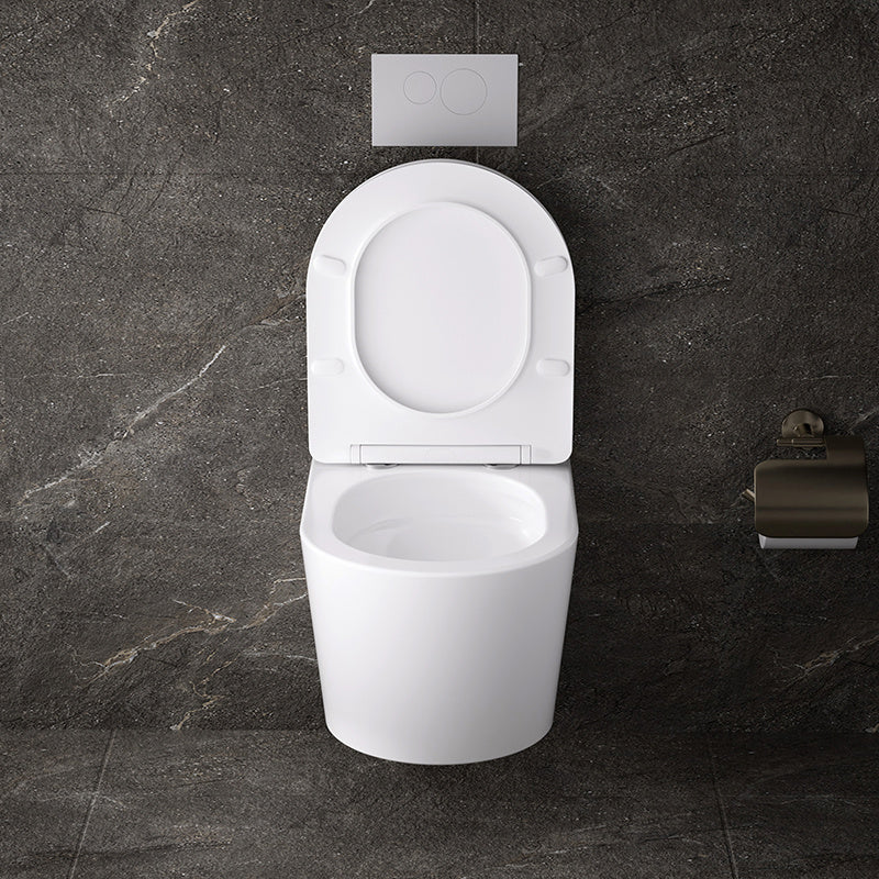 MISKA WC WISZĄCA TORNADO ELITE-WH-03 BIAŁA DESKA WOLNOOPADAJĄCA DUROPLAST ELITE-WH-03