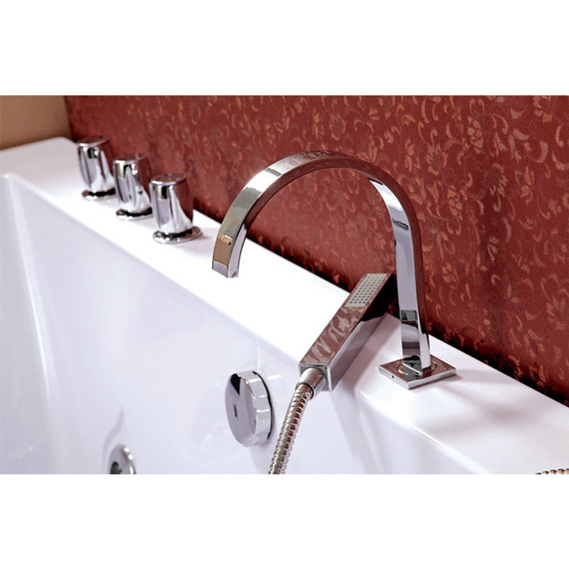 WANNA Z HYDROMASAŻEM RAMONA 640 BIAŁA 180x90 CM RAMONA-640-180X90