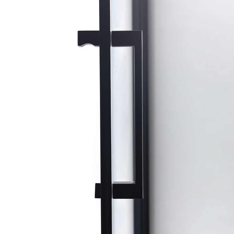 DRZWI PRYSZNICOWE ZOE CZARNE 80 CM 6 MM ZOE-BL-80