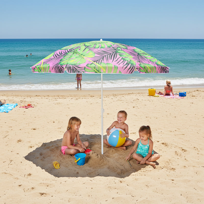 PARASOL PLAŻOWY OGRODOWY BALKONOWY KORAL 1C 180 CM KORAL-1C