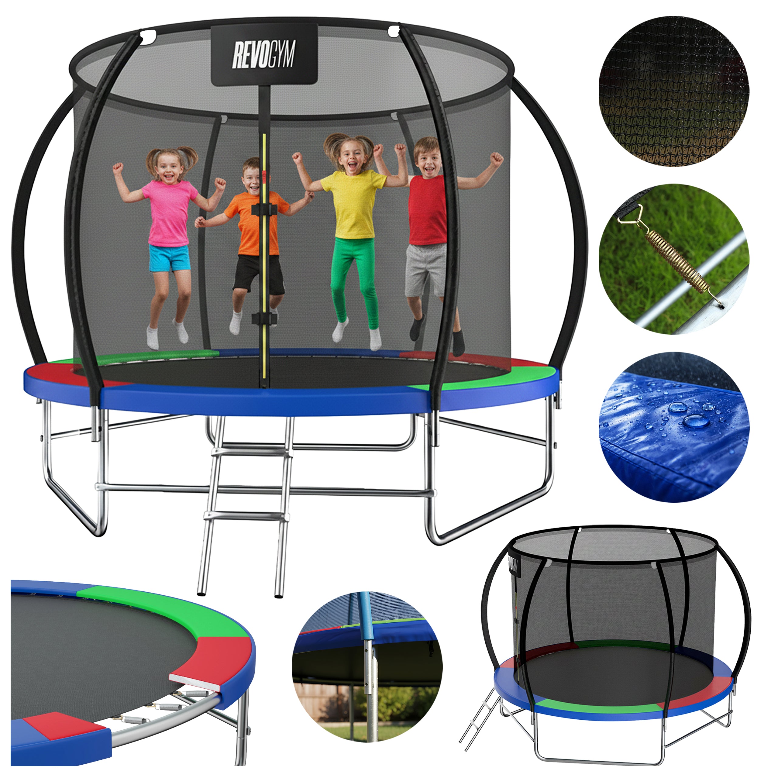TRAMPOLINA OGRODOWA DLA DZIECI MARSHALL 10FT 305 CM 10FT-MARSHALL-305