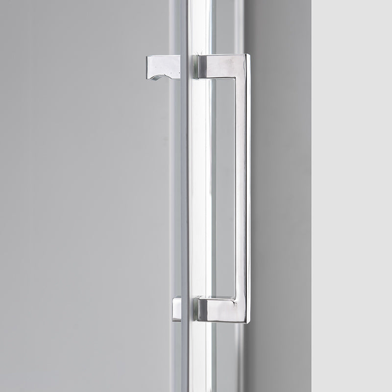 KABINA PRYSZNICOWA PÓŁOKRĄGŁA KZ92B CHROM 90x90 CM KZ92B-90