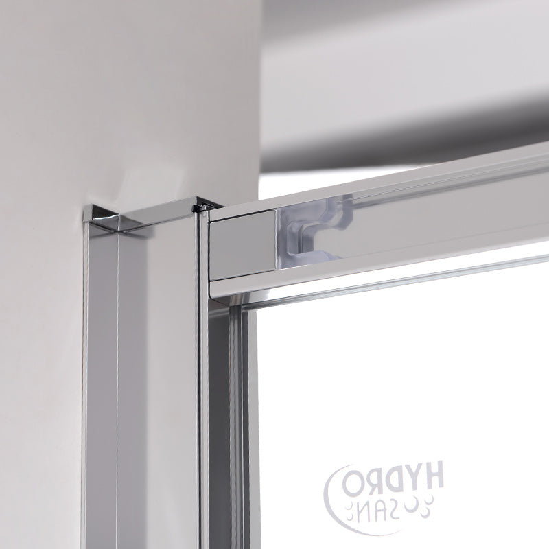 DRZWI PRYSZNICOWE SUPER SLIM NOVA CHROM 110 CM 6 MM NOVA-CH-110