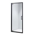 DRZWI PRYSZNICOWE ZOE CZARNE 80 CM 6 MM ZOE-BL-80