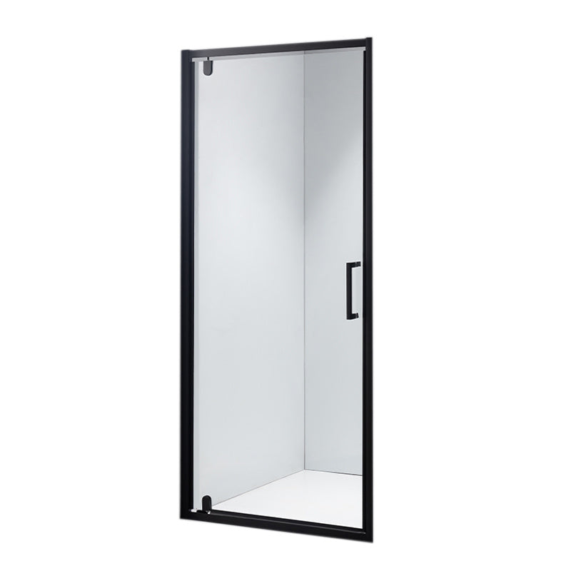 DRZWI PRYSZNICOWE ZOE CZARNE 80 CM 6 MM ZOE-BL-80