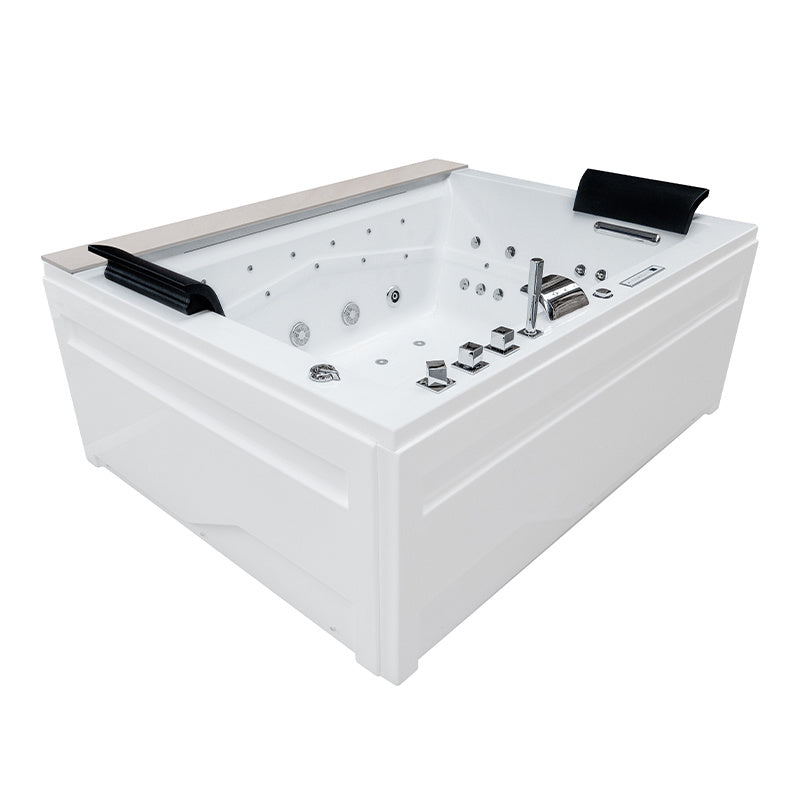 WANNA Z HYDROMASAŻEM KALAMBO 914 Z OBUDOWĄ BIAŁA 190x150 CM KALAMBO-914-WH+OBUD