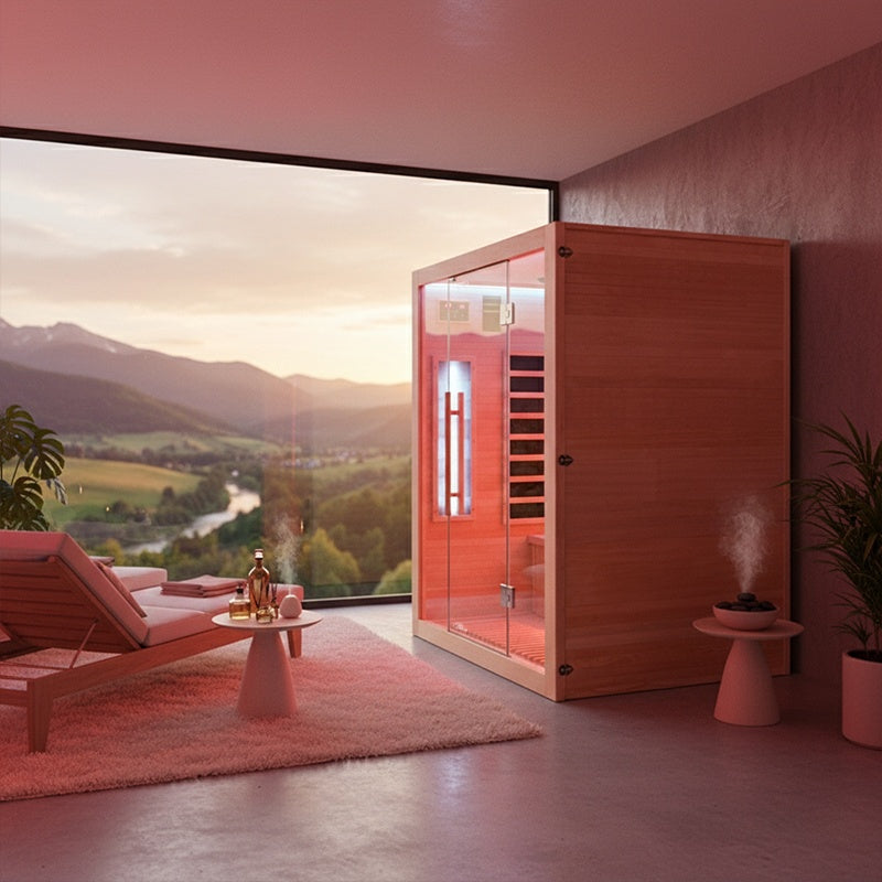 SAUNA SUCHA INFRARED NISKOTEMPERATUROWA ALTA3 3-4 OSOBOWA 150x120 CM ALTA3