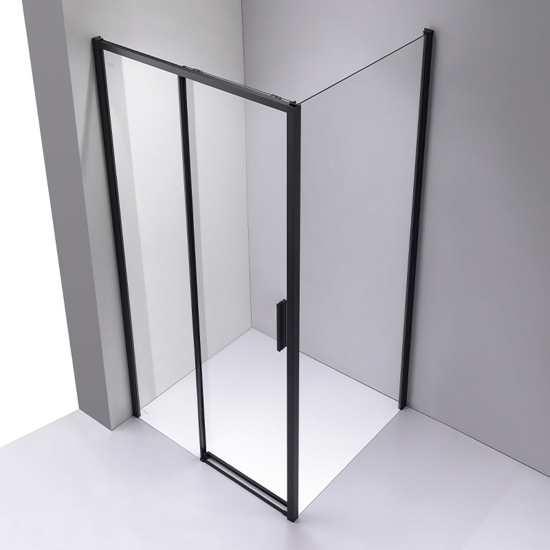 KABINA PRYSZNICOWA PROSTOKĄTNA SUPER SLIM NOVA CZARNA 120x90 CM 6 MM NOVA-BL-120X90