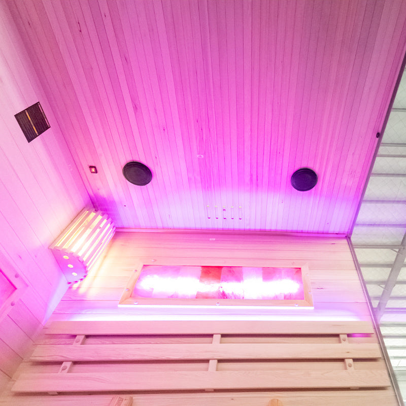 SAUNA FIŃSKA WYSOKOTEMPERATUROWA Z PIECEM LARK3/HARVIA 4,5KW 3-4 OSOBOWA 140x150 CM LARK3
