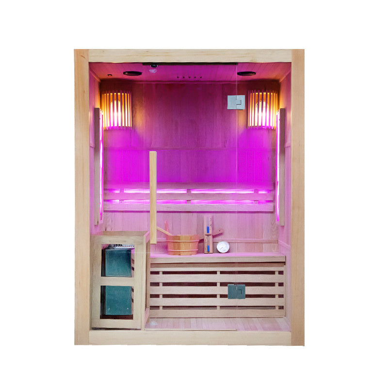 SAUNA FIŃSKA WYSOKOTEMPERATUROWA Z PIECEM KEMI3/HARVIA 3-4 OSOBOWA 150x120 KEMI3