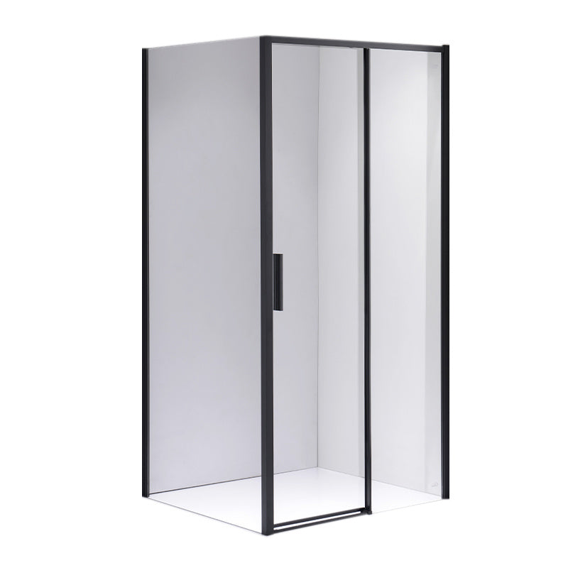 KABINA PRYSZNICOWA PROSTOKĄTNA SUPER SLIM NOVA CZARNA 120x90 CM 6 MM NOVA-BL-120X90