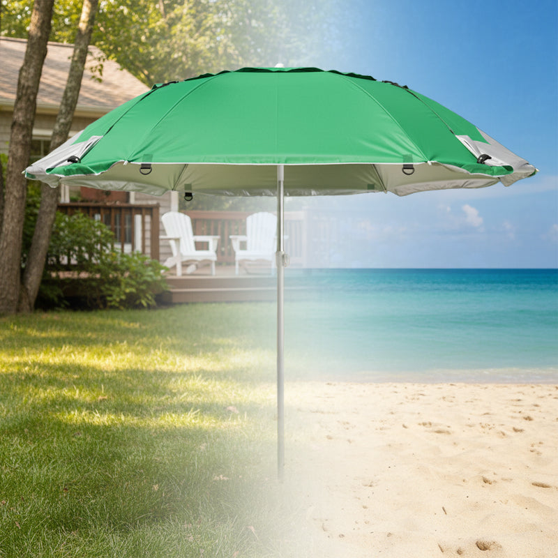 PARASOL PLAŻOWY OGRODOWY BALKONOWY TRITON 1B ZIELONY 180 CM TRITON-1B-GREEN