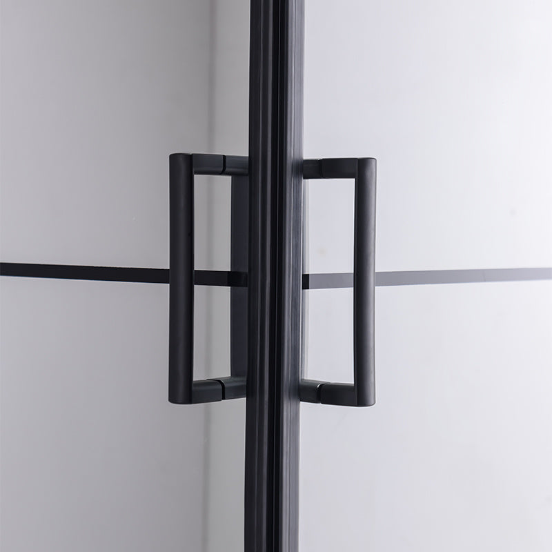 KABINA PRYSZNICOWA KWADRATOWA BL32B CZARNA 90x90 CM BL32B-90
