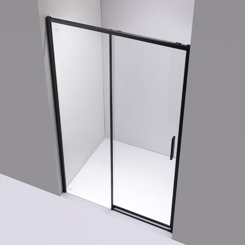 DRZWI PRYSZNICOWE SLIM NOVA NOVA CZARNE 120 CM 6 MM NOVA-BL-120
