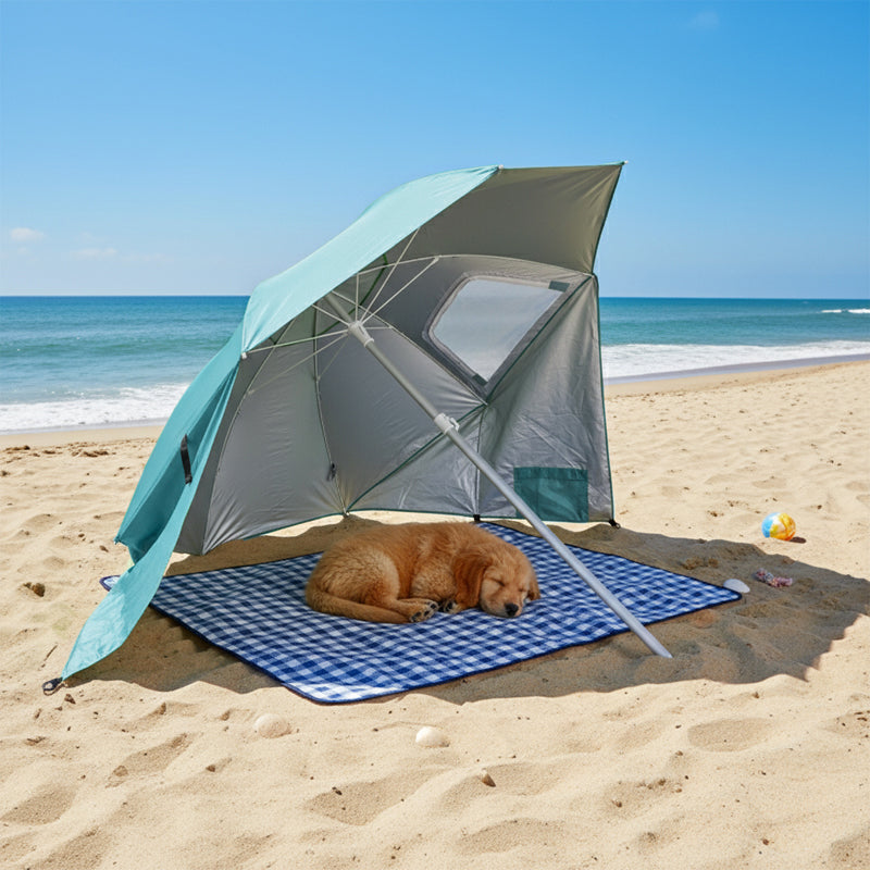 PARASOL PLAŻOWY OGRODOWY BALKONOWY TRITON 1A NIEBIESKI 180 CM TRITON-1A-BLUE