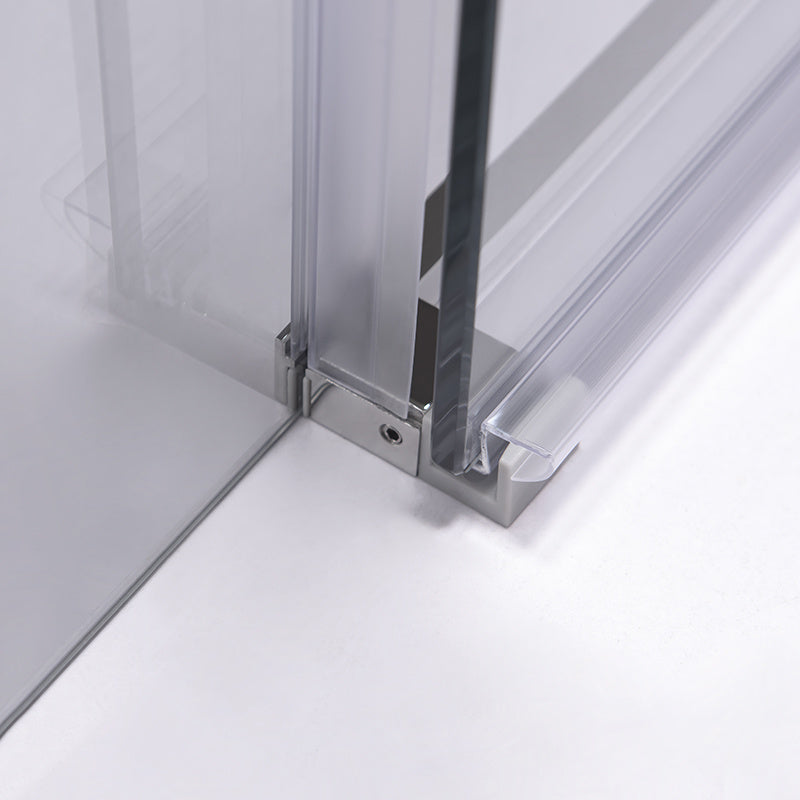 DRZWI PRYSZNICOWE SUPER SLIM NOVA CHROM 120 CM 6 MM NOVA-CH-120