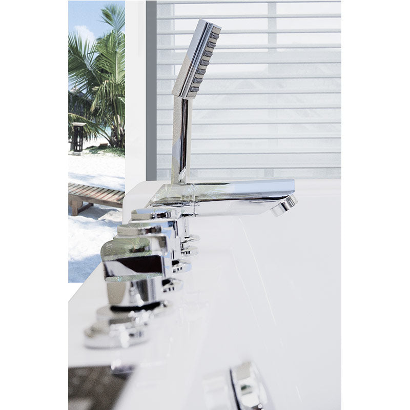 WANNA Z HYDROMASAŻEM IMPERIA 610H BIAŁA 180x120 CM IMPERIA-610H-180X120