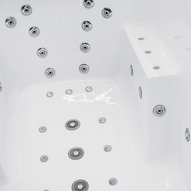 WANNA Z HYDROMASAŻEM MARBE 941 BIAŁA 180x90 CM MARBE-941-180X90