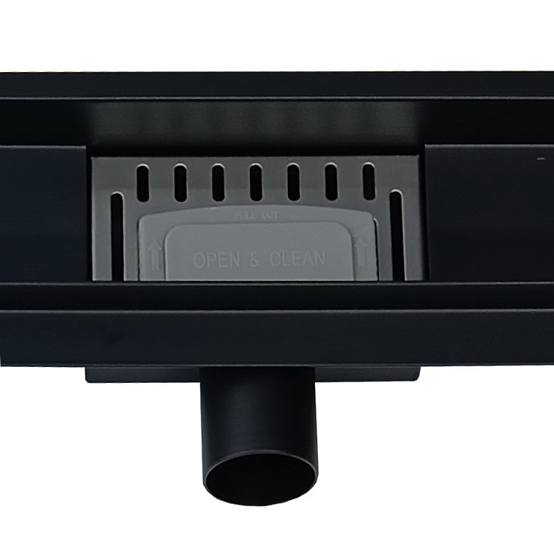 ODPŁYW LINIOWY DL01 FIX G1 CZARNY 50 CM DL01-FIX-G1-BL50