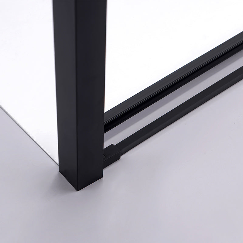 KABINA PRYSZNICOWA PROSTOKĄTNA SUPER SLIM NOVA CZARNA 120x90 CM 6 MM NOVA-BL-120X90