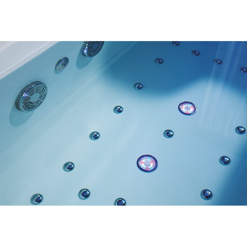 WANNA Z HYDROMASAŻEM TUGELA 913 BIAŁA 170x130 CM TUGELA-913-WH