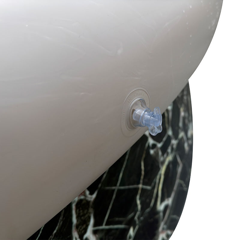 BASEN OGRODOWY POMPOWANY OKRĄGŁY MARBLE Z POMPĄ 360x76 CM MARBLE
