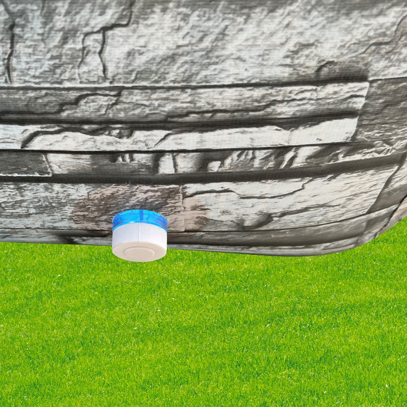 BASEN OGRODOWY STELAŻOWY PROSTOKĄTNY ROCKY Z POMPĄ 400x200 CM ROCKY