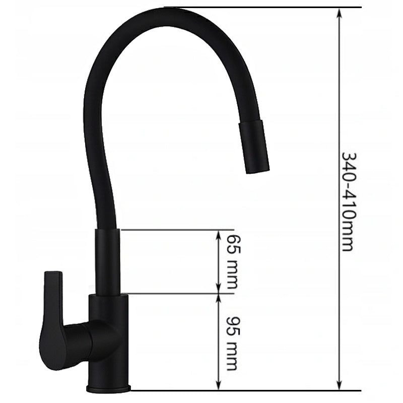 BATERIA KUCHENNA NABALTOWA F1410 CZARNA F1410-BL