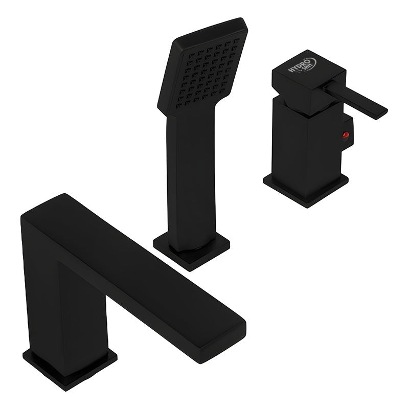 BATERIA ŁAZIENKOWA NAWANNOWA F301B CZARNA F301B-BL