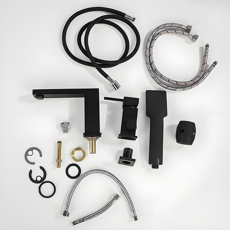 BATERIA ŁAZIENKOWA NAWANNOWA F301B CZARNA F301B-BL