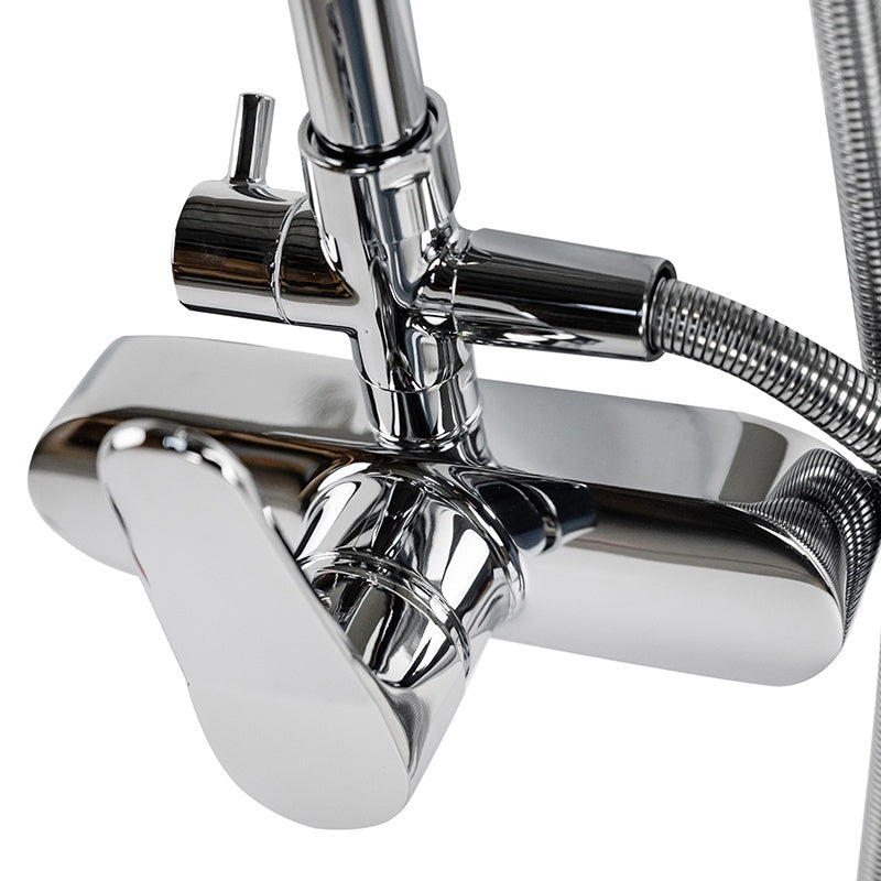 BATERIA ŁAZIENKOWA PRYSZNICOWA T206A CHROM T206A