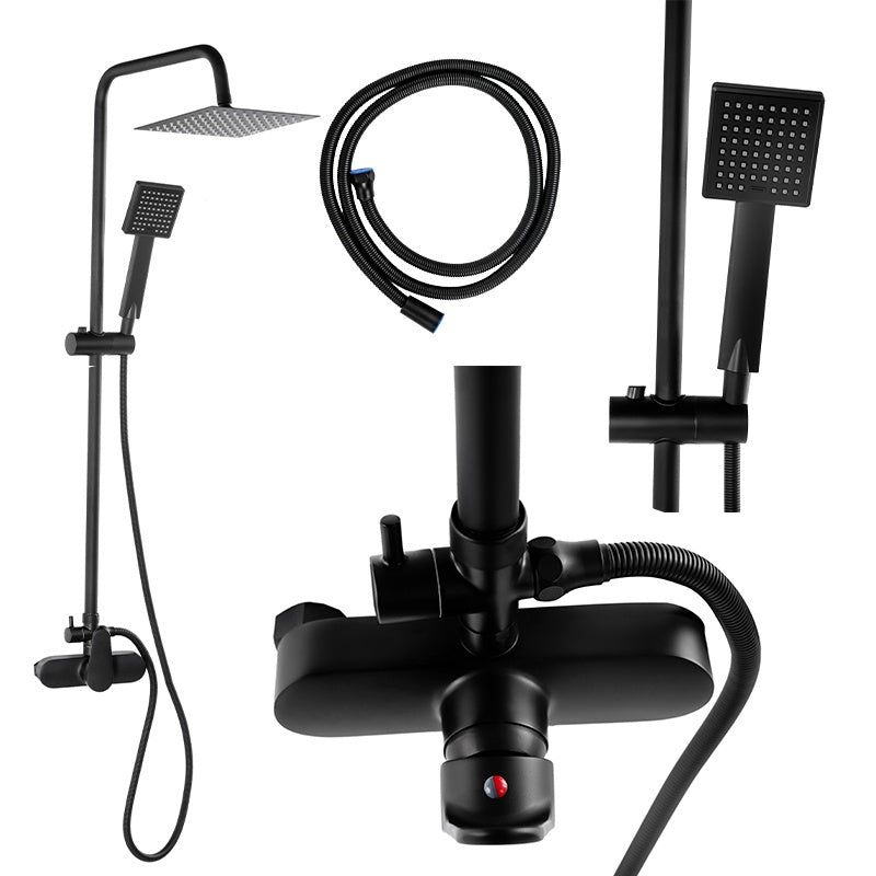BATERIA ŁAZIENKOWA PRYSZNICOWA T206B CZARNA T206B-BL