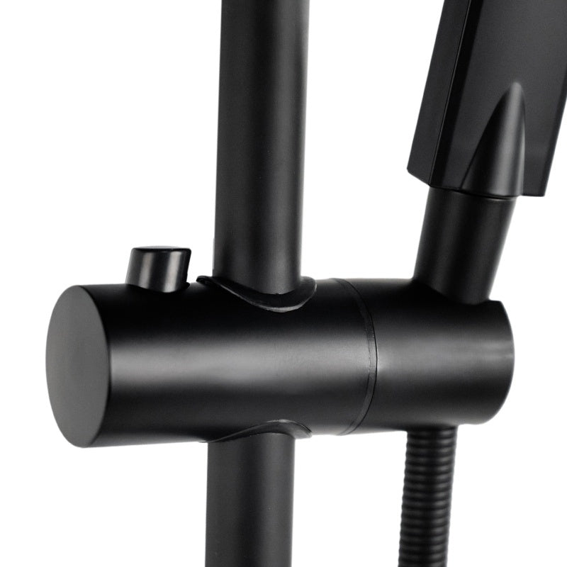 BATERIA ŁAZIENKOWA PRYSZNICOWA T206B CZARNA T206B-BL