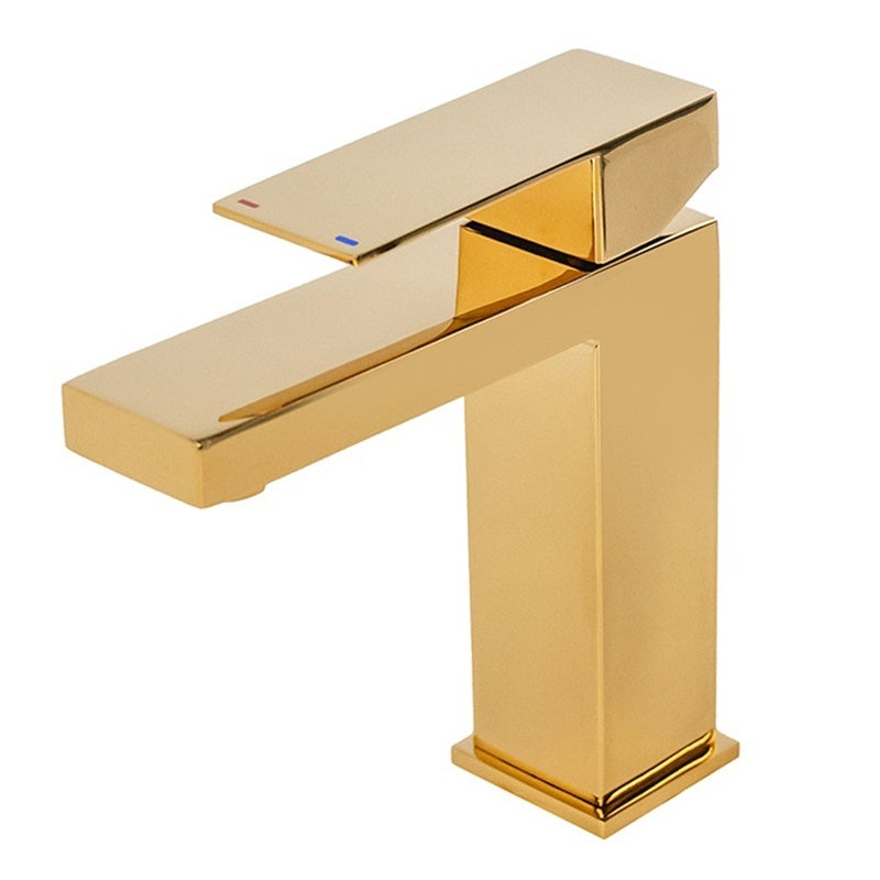 BATERIA ŁAZIENKOWA UMYWALKOWA F211C ZŁOTA F211C-GL