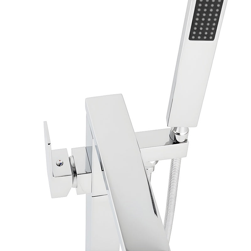 BATERIA WANNOWA WOLNOSTOJĄCA ŁAZIENKOWA PODŁOGOWA STOJĄCA CHROM F1532A