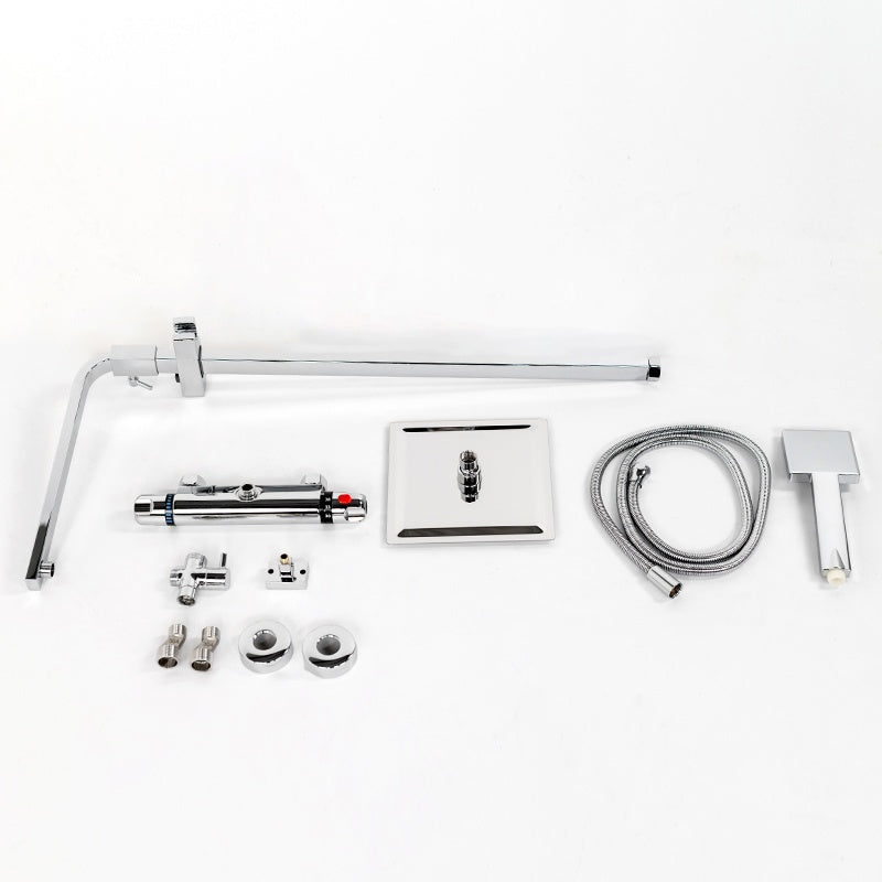 BATERIA PRYSZNICOWA ŁAZIENKOWA Z DESZCZOWNICĄ T15A CHROM T15A
