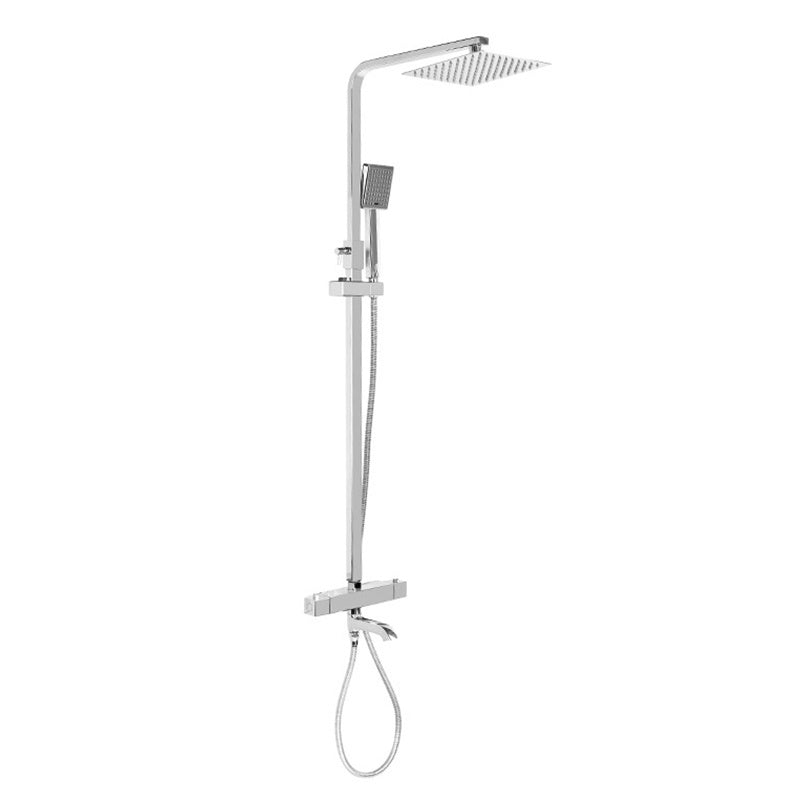 BATERIA PRYSZNICOWA Z TERMOSTATEM I DESZCZOWNICĄ T154A CHROM T154A