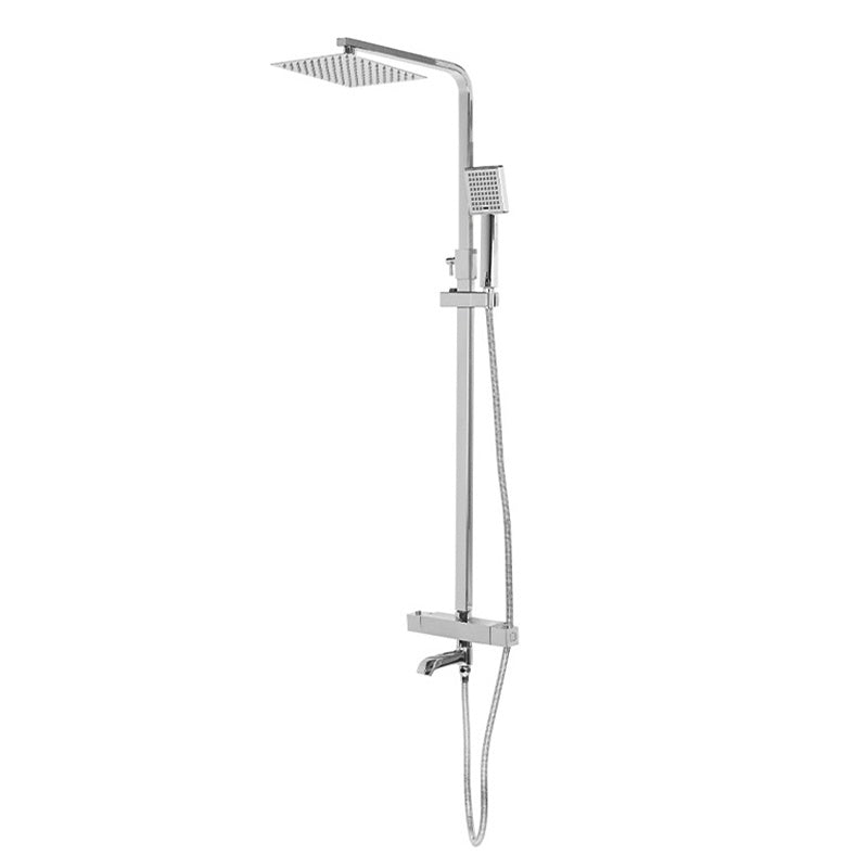 BATERIA PRYSZNICOWA Z TERMOSTATEM I DESZCZOWNICĄ T154A CHROM T154A