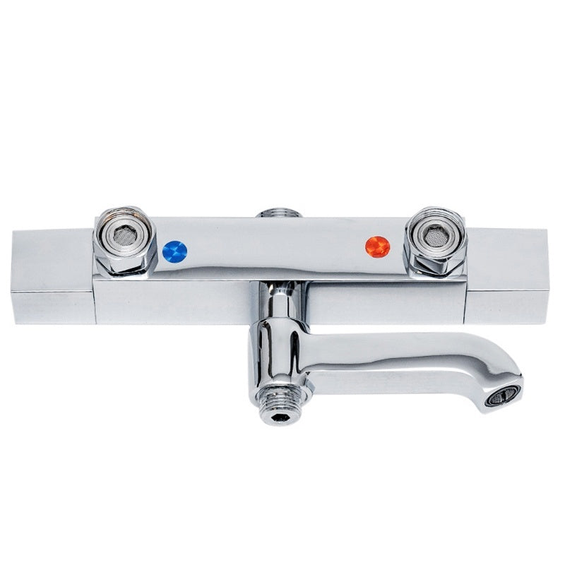 BATERIA PRYSZNICOWA Z TERMOSTATEM I DESZCZOWNICĄ T154A CHROM T154A