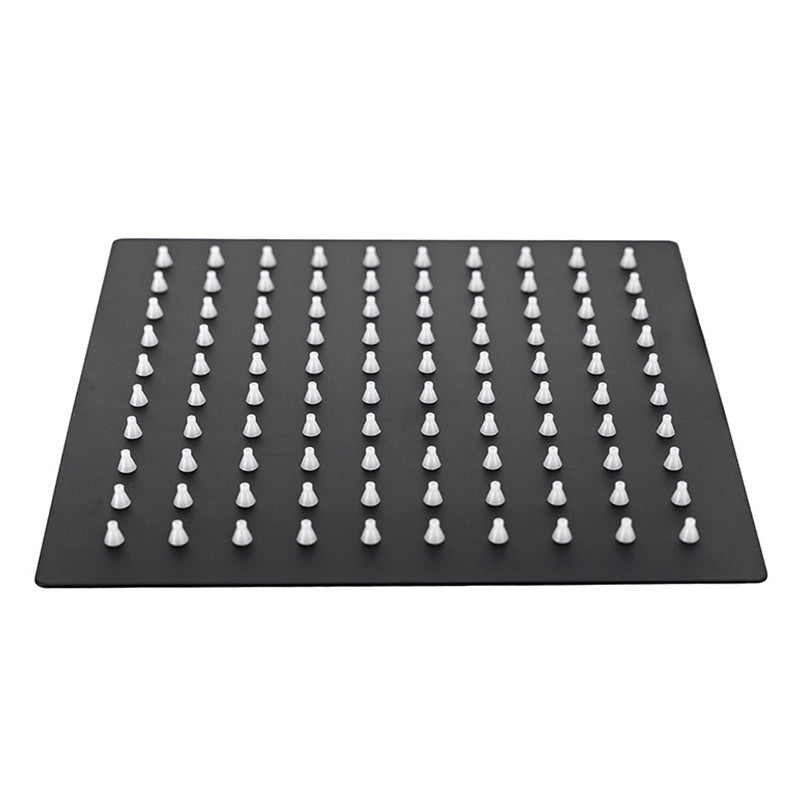 BATERIA PRYSZNICOWA Z TERMOSTATEM I DESZCZOWNICĄ T154B CZARNA T154B-BL