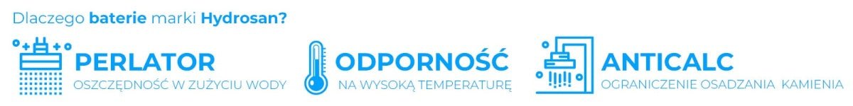 BATERIA PRYSZNICOWA Z TERMOSTATEM I DESZCZOWNICĄ T154C ZŁOTA T154C-GL