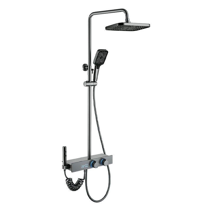BATERIA PRYSZNICOWA NATYNKOWA F10-GR SZARA LCD F10-GR