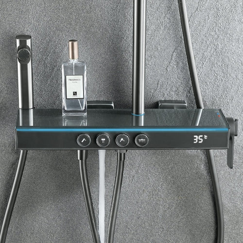 BATERIA PRYSZNICOWA NATYNKOWA F19-GR SZARA LCD F19-GR