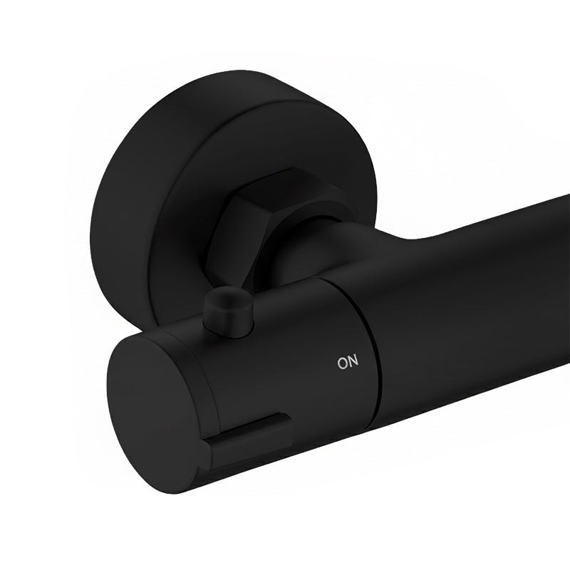 BATERIA ŁAZIENKOWA PRYSZNICOWA T203B CZARNA T203B-BL