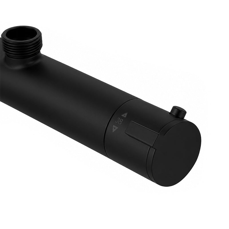 BATERIA ŁAZIENKOWA PRYSZNICOWA T203B CZARNA T203B-BL