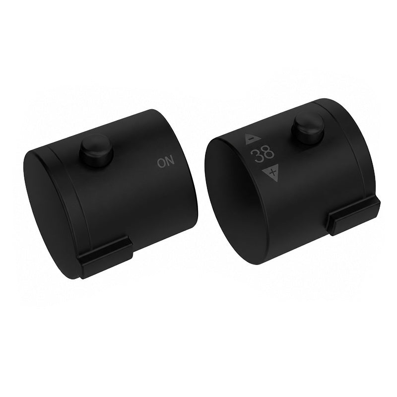 BATERIA ŁAZIENKOWA PRYSZNICOWA T203B CZARNA T203B-BL